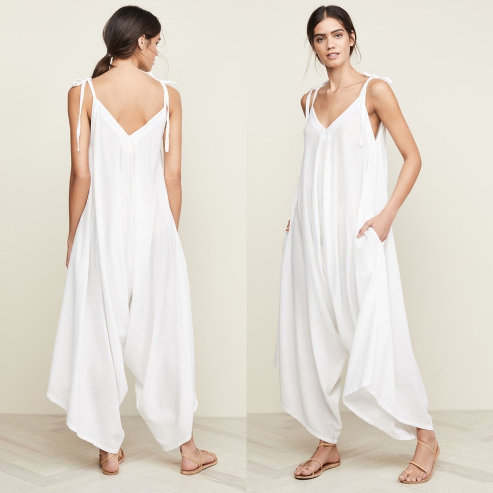 9Seed Bali Jumpsuit Off-White pantsuit romper OS